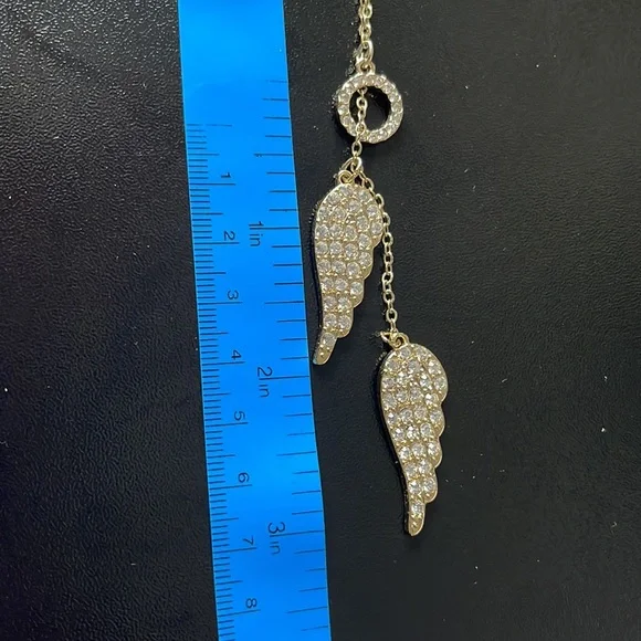 Victoria’s Secret Lariat Angel Wings Adjustable Necklace - Picture 8 of 10